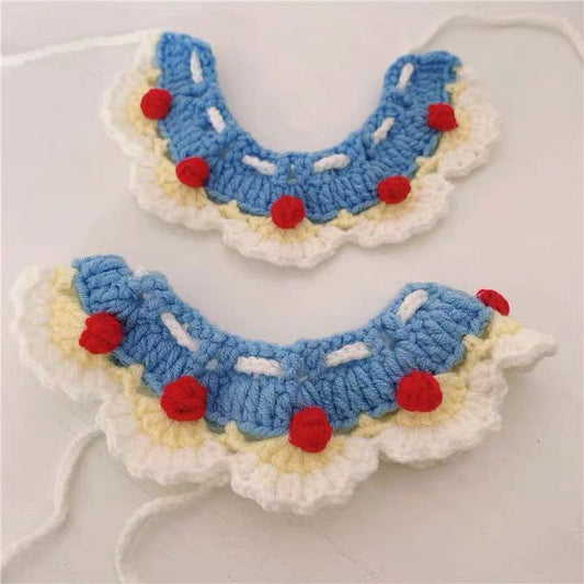 Knitted Collar Cat And Dog Scarf Posing Accessories