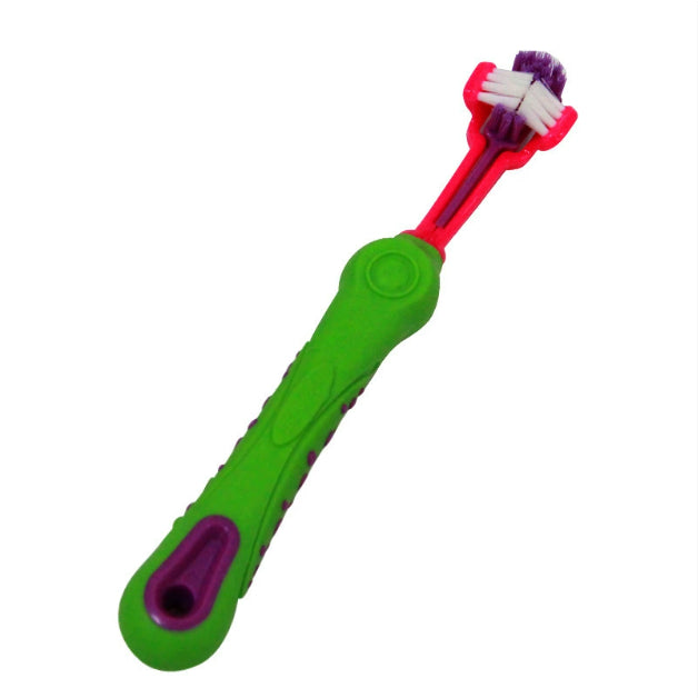 Pet Dental Supplies Fingers Double-headed Toothbrush Teeth Cleaning