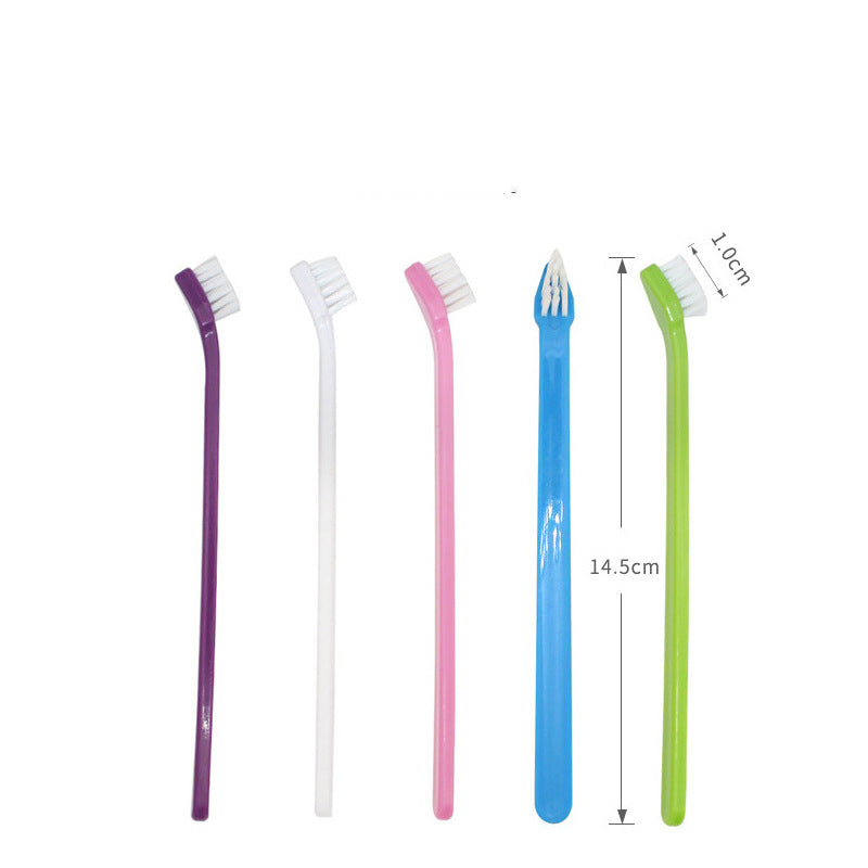Pet Dental Supplies Fingers Double-headed Toothbrush Teeth Cleaning