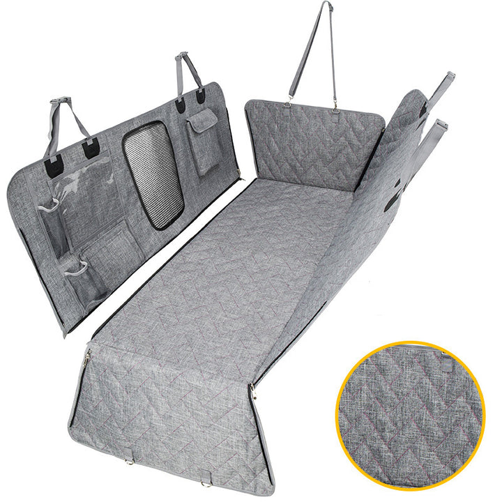 Car Dog Mat, Anti-dirty Doghousecar Pet Matrear Seatwaterproof Car