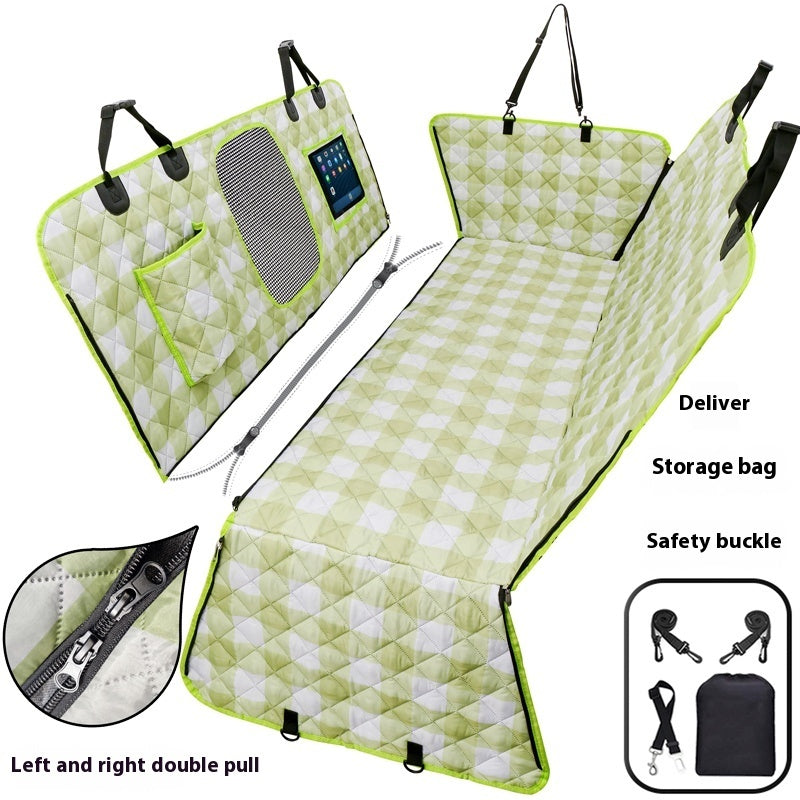 Car Dog Mat, Anti-dirty Doghousecar Pet Matrear Seatwaterproof Car